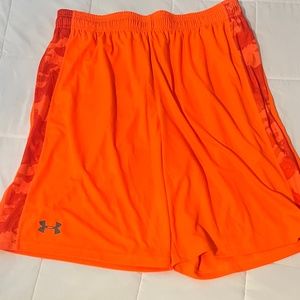 Mens Under Armour shorts Orange